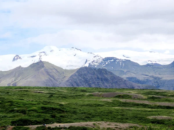 Исландия Hvannadalshnukur mountains 2017 Стоковая Картинка