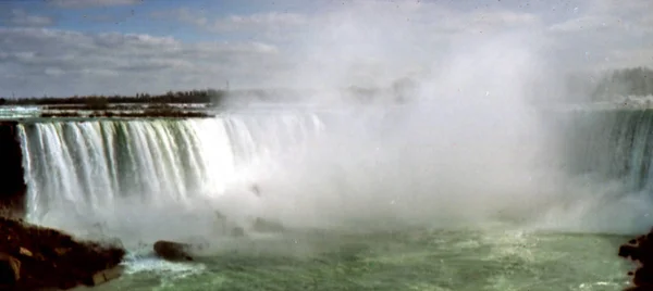 Niagara As Cataratas Canadenses Março 2002 — Fotografia de Stock