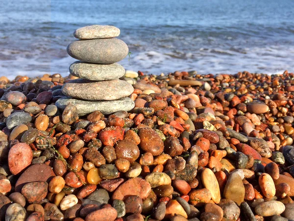 Piedras zen en la playa —  Fotos de Stock