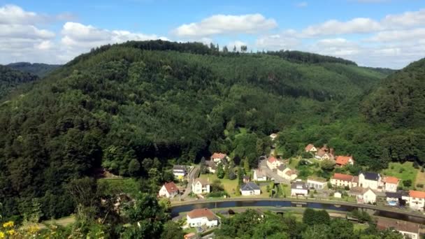 Lutzelbourg, France, Alsace — Stok video