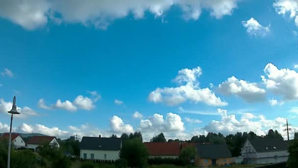 Himmel mit Wolken — Stockvideo