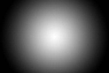 Merkezi yuvarlak beyaz ve parlak yumuşak ile koyu arka plan