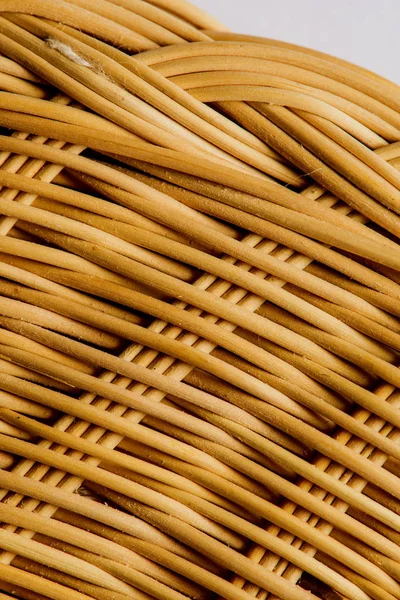 Basket weave, close-up van het patroon — Stockfoto