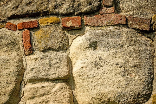 Stary, średniowieczny mur opactwa — Zdjęcie stockowe