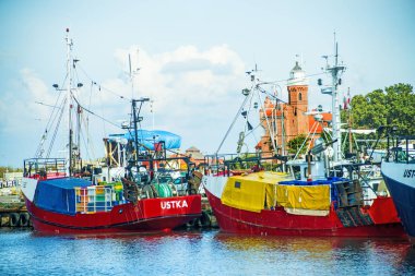 Balık tutma bağlantı noktası, Ustka, Polonya 