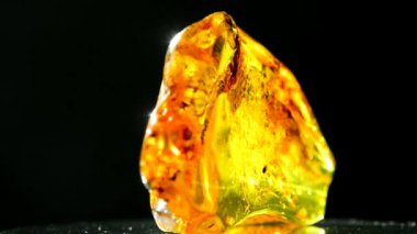 Amber bir dönüş tablo güneşte