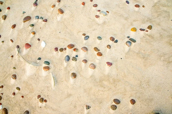 A strand kavicsos kövek — Stock Fotó