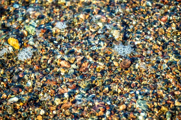 波罗的海海滩上的鹅卵石 — 图库照片