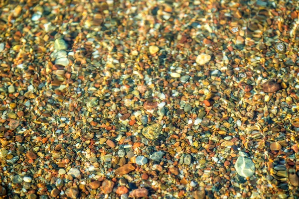 Guijarros en una playa del mar Báltico — Foto de Stock