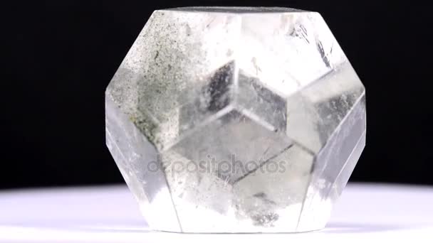 Quartz Berpasir Meja Putar — Stok Video