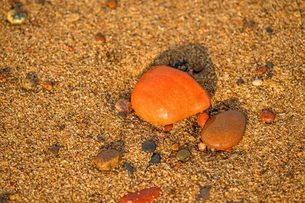 หินก้อนหินบนชายหาด — ภาพถ่ายสต็อก