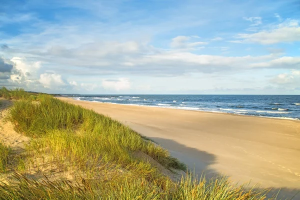 Пляж Балтийского моря в Польше — стоковое фото