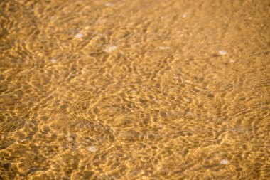 Sandy beach sörf sığ su ile