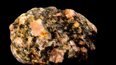 bir dönüm tablosunda pegmatite