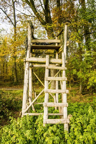 Hunting stand in autumn in Germany — Stock Photo, Image