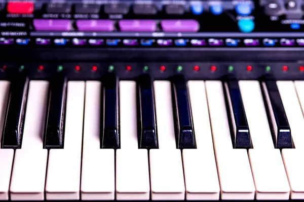 Клавиатура Крупный План Инструмента — стоковое фото