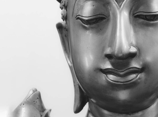 black & white buddha, The Wat Pa Dara Pirom, Chiang Mai Thailand