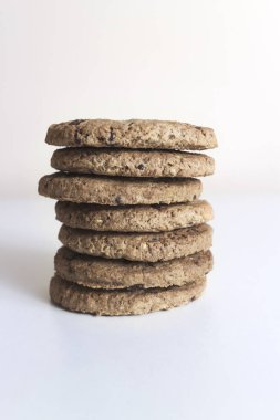 yığılmış çikolatalı kurabiye