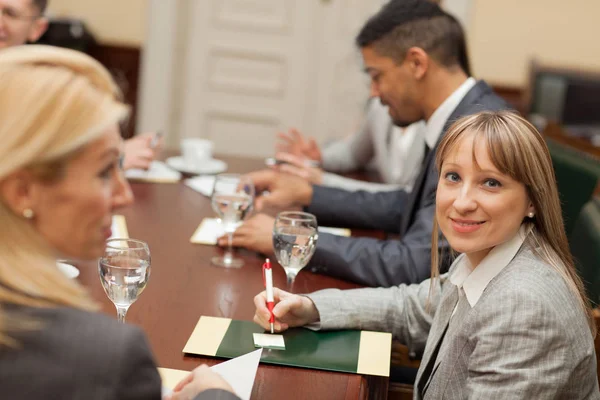 Business People Meeting Conference Discussion Corporate Concept — Stock Photo, Image