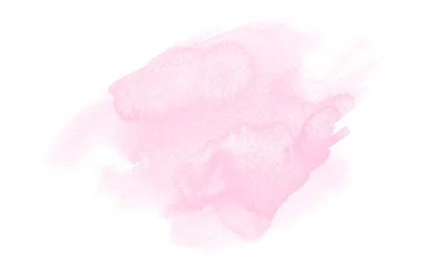 Pink Watercolor Texture Soft Edges Hand Painted Raster Delicate Background — Stock Photo, Image