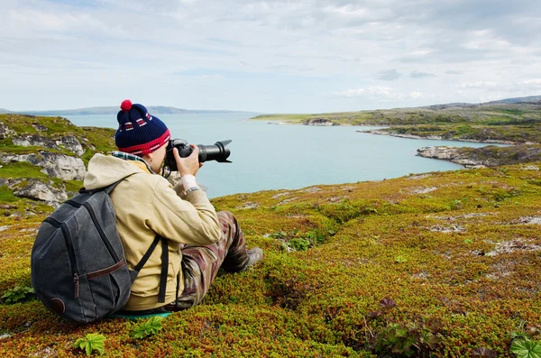turistik bir kamera ile