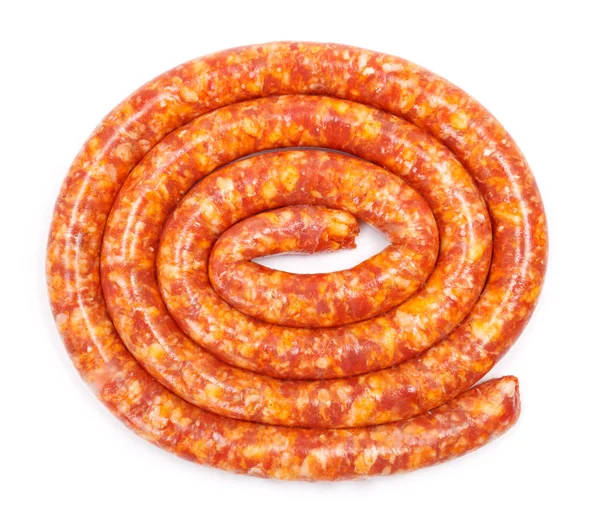 Traditional thin pork sausage — Stock Photo, Image