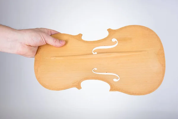 Rückseite eines Geigenbauchs — Stockfoto