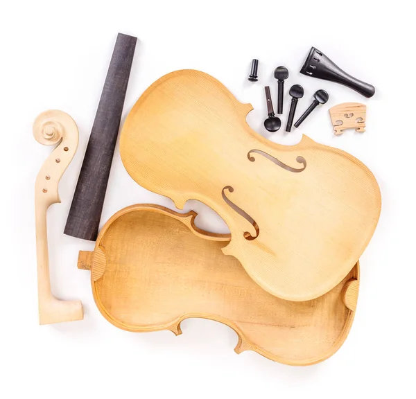 Violin parts Rechtenvrije Stockafbeeldingen