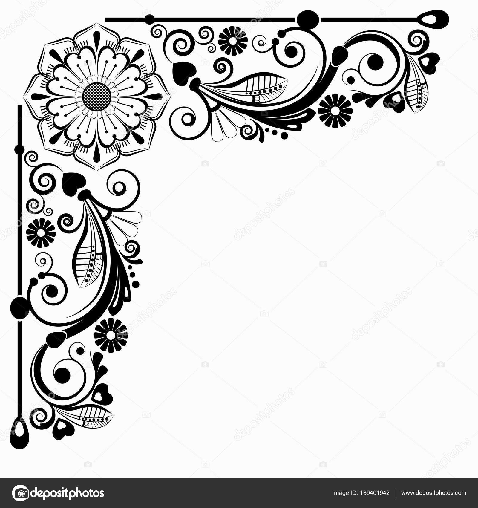 Vector Vintage Floral Background Decorative Flowers Design — Stock