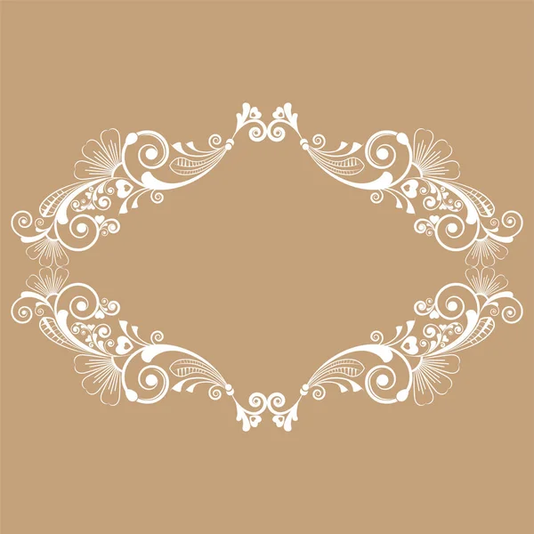 Vettore Vintage Sfondo Floreale Con Fiori Decorativi Design — Vettoriale Stock