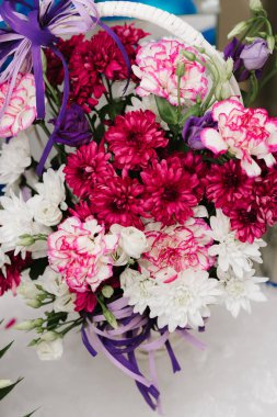 Dekorasyon düğün beyaz camomiles