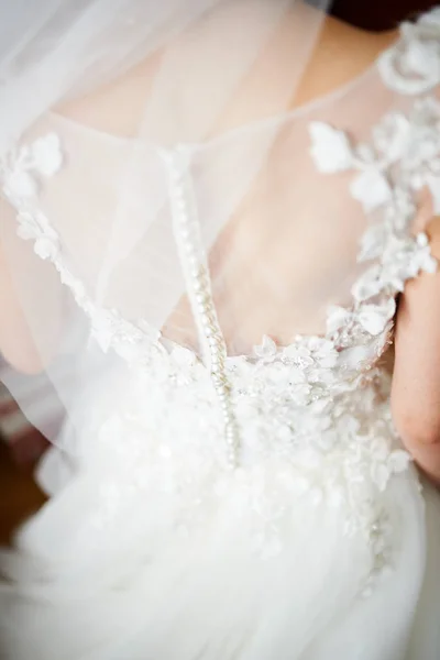 Sposa vista posteriore — Foto Stock