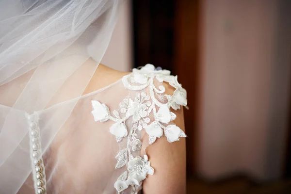 Sposa vista posteriore — Foto Stock