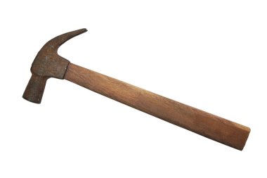 Beyaz arka plan çekiç 