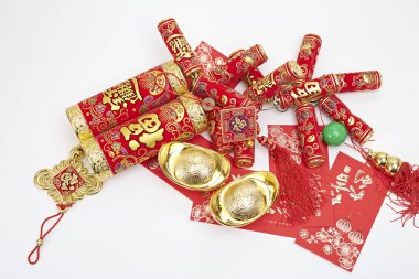 çeşitli Çin yeni yıl süslemeleri