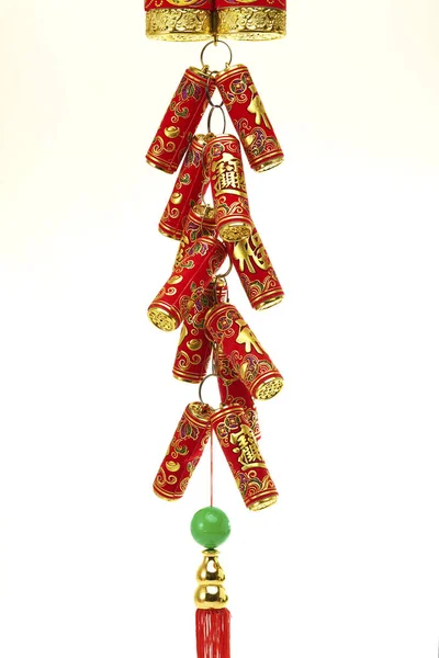 Chinese New Year Decoration,Fire Crackers — Stock Photo, Image