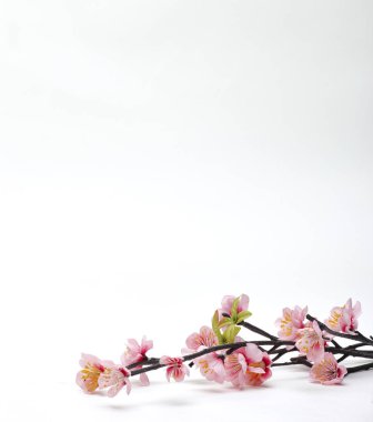 Kumaştan yapılmış çiçekler