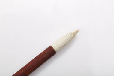 Fırça izole beyaz zemin üzerine yazma