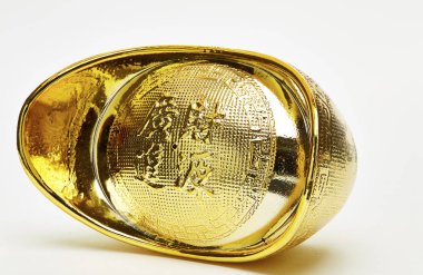 izole Çin altın İngotlar 