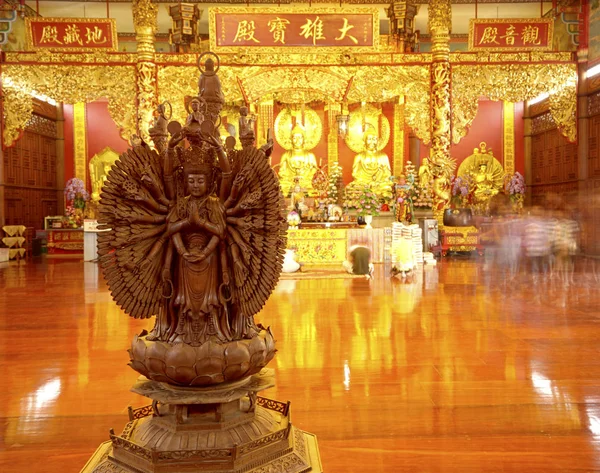 Buda do templo chinês — Fotografia de Stock
