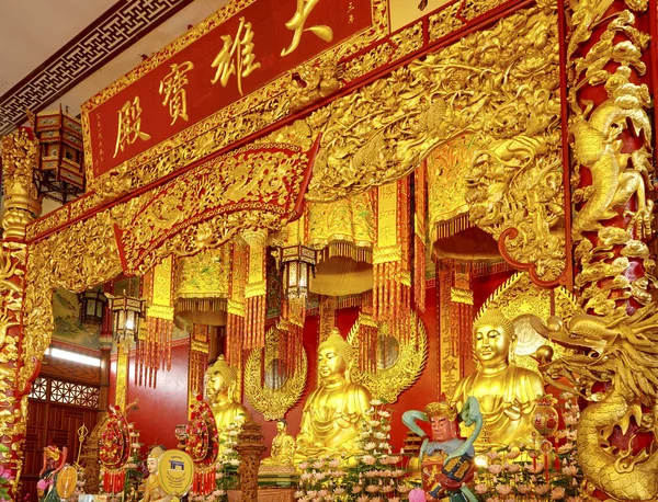Kínai templom Buddha — Stock Fotó