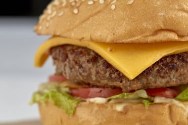 sığır eti lezzetli burger