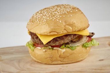 sığır eti lezzetli burger