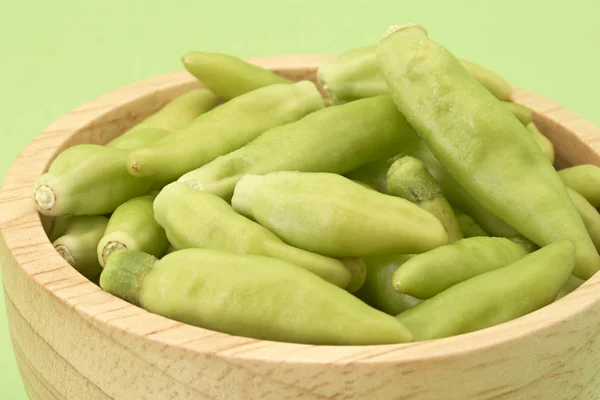 Green chilli pepper — Stock Photo, Image