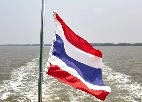 Nationale vlag van Thailand — Stockfoto