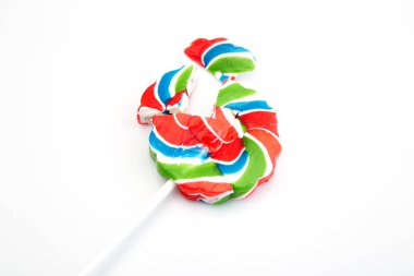 Parlak yuvarlak lolipop