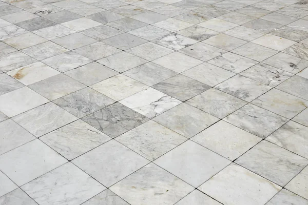 White Marble Texture Background Decorative Walkway — Stock Photo, Image