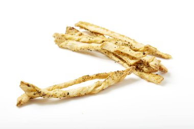  Beyaz adam üzerinde ekmek sopa