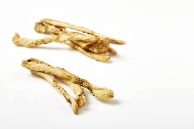  Beyaz adam üzerinde ekmek sopa