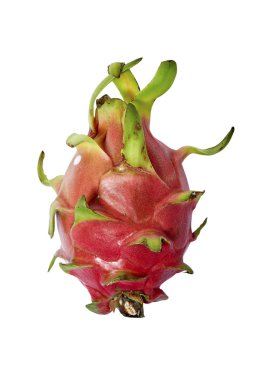 Beyaz arkaplanda ejderha meyvesi izole